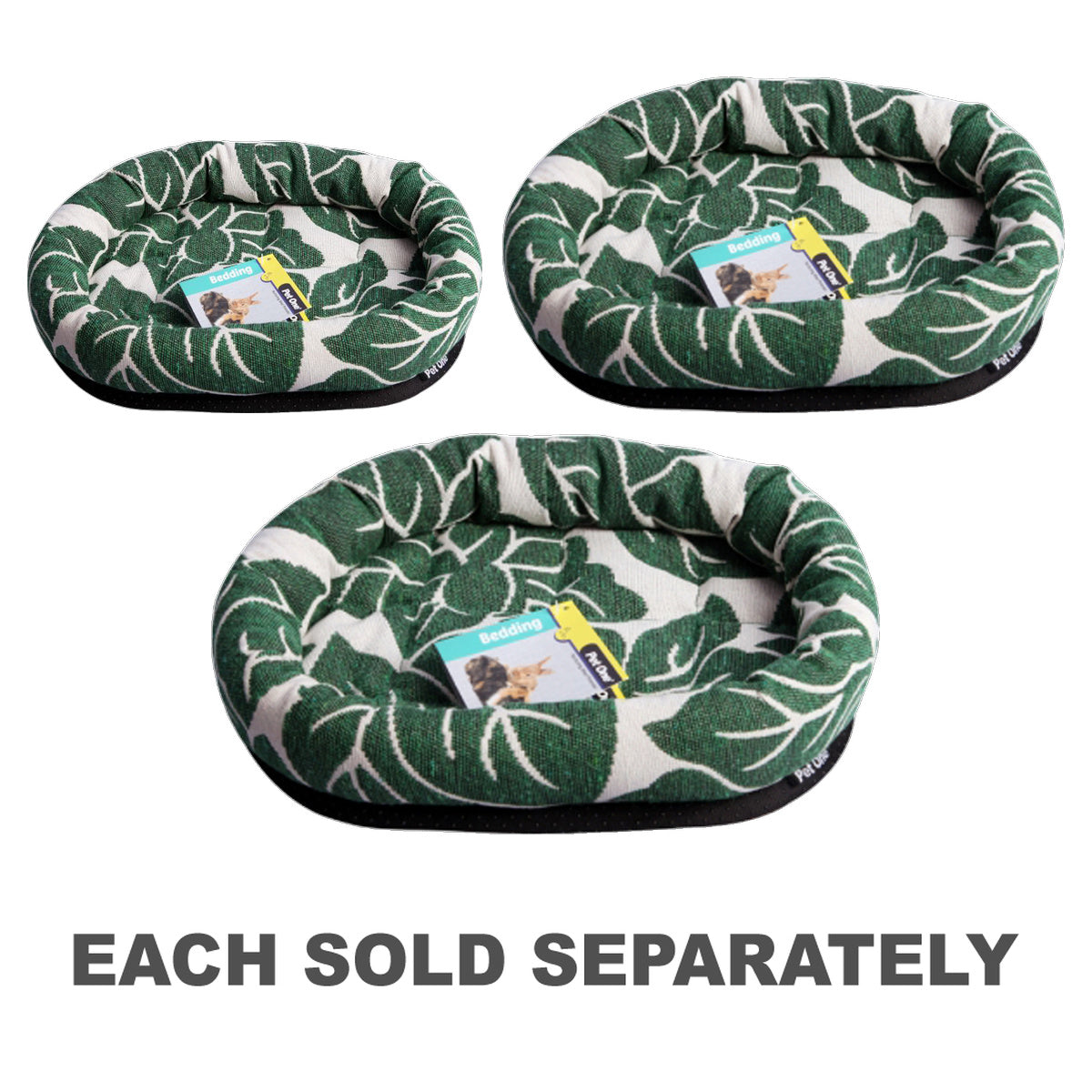 Pet One Small Lounger Tropical Leaf Bed