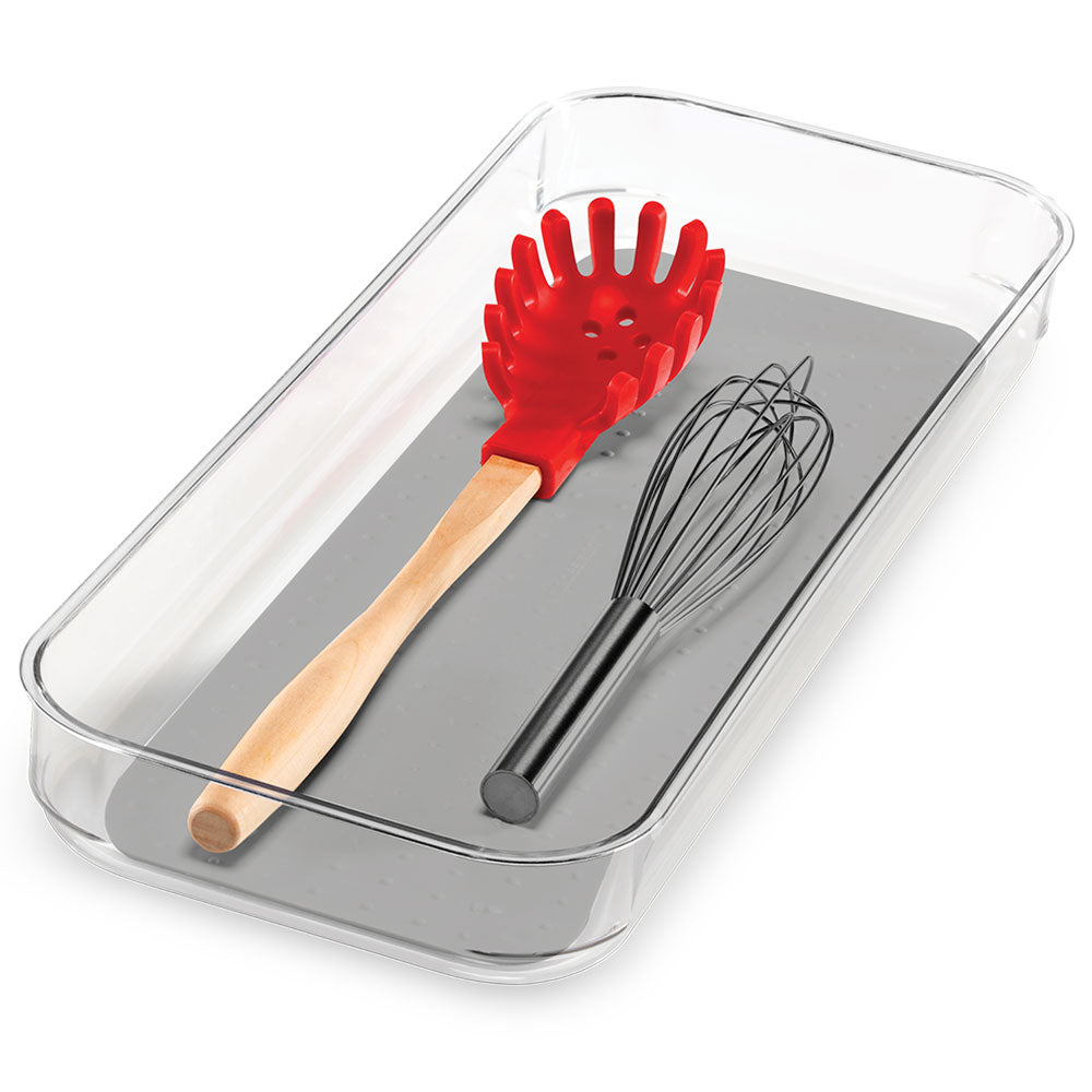 MADESMARTクリアソフトグリップビン(灰色)