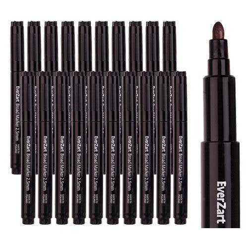 EverZart Broad Marker 20pcs (Black)