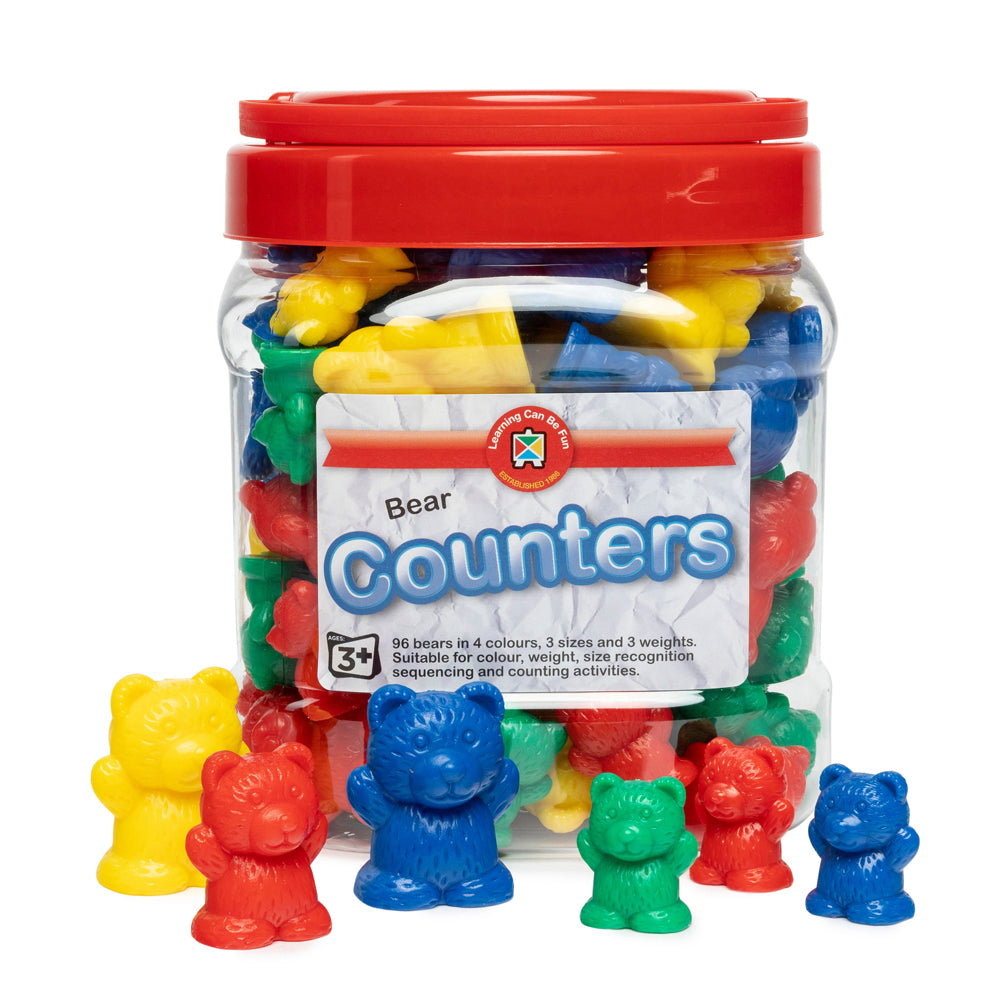 Learning Can Be Fun Counting Bears (Jar of 96)