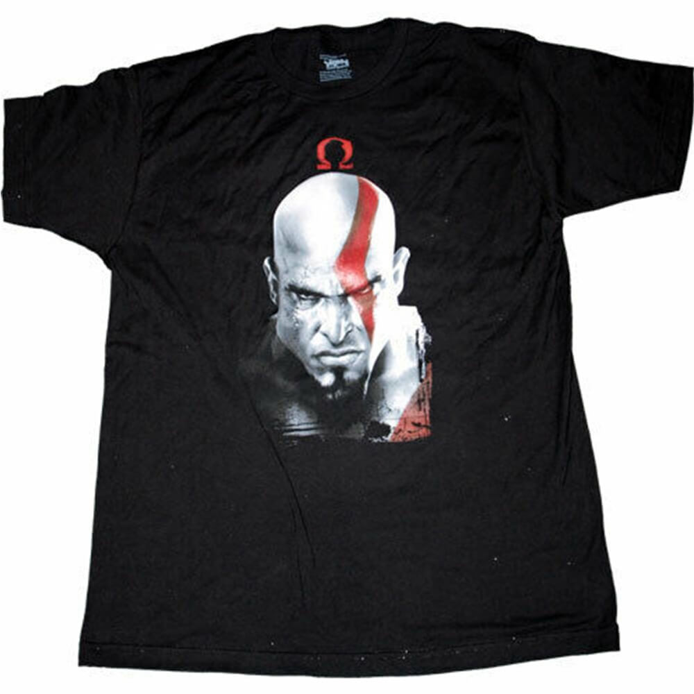 God of War Kratos&OmegaシンボルTシャツ