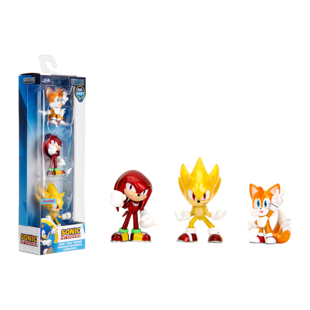 Sonic the Hedgehog 2.5" Metalfigs Diecast 3-Pack