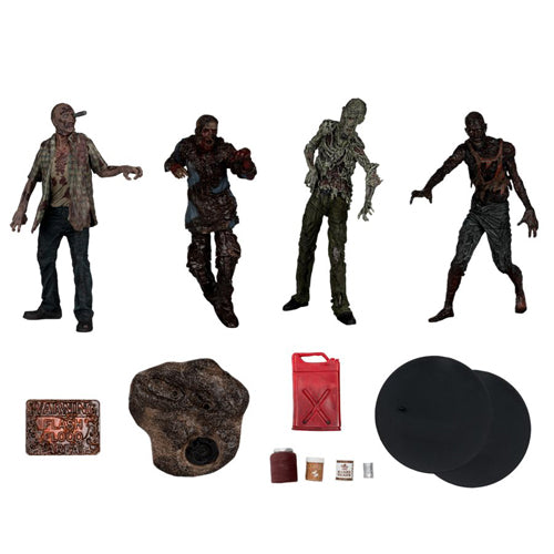 The Walking Dead Walkers Figure Set 4-Pack