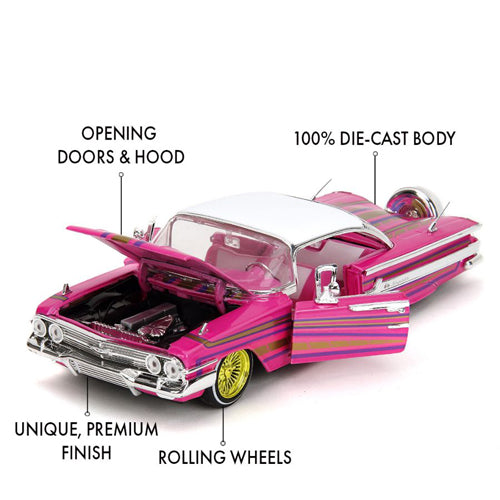 Pink Slips 1960 Chevy Impala Low Rider 1:24 Diecast Vehicle