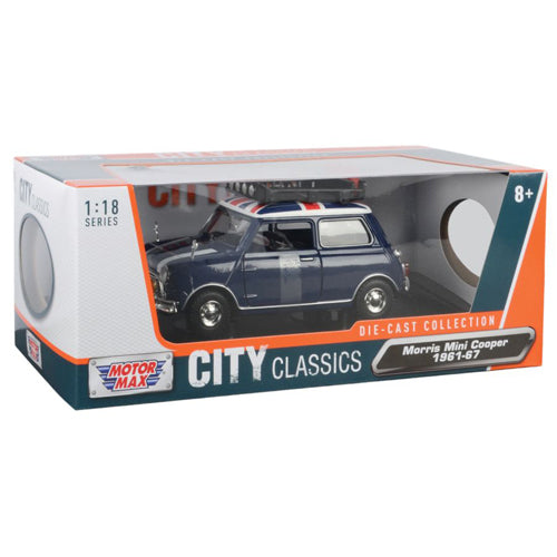 Mini Cooper Collection Morris Mini Cooper w/ Roof Rack 1:18