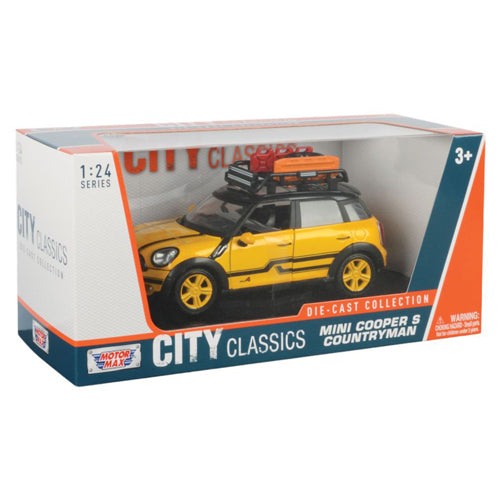 Mini Cooper S Countryman w/ Roof Rack 1:24