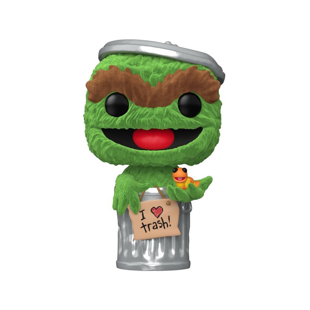 Sesame Street Oscar the Grouch Flocked Pop! Vinyl