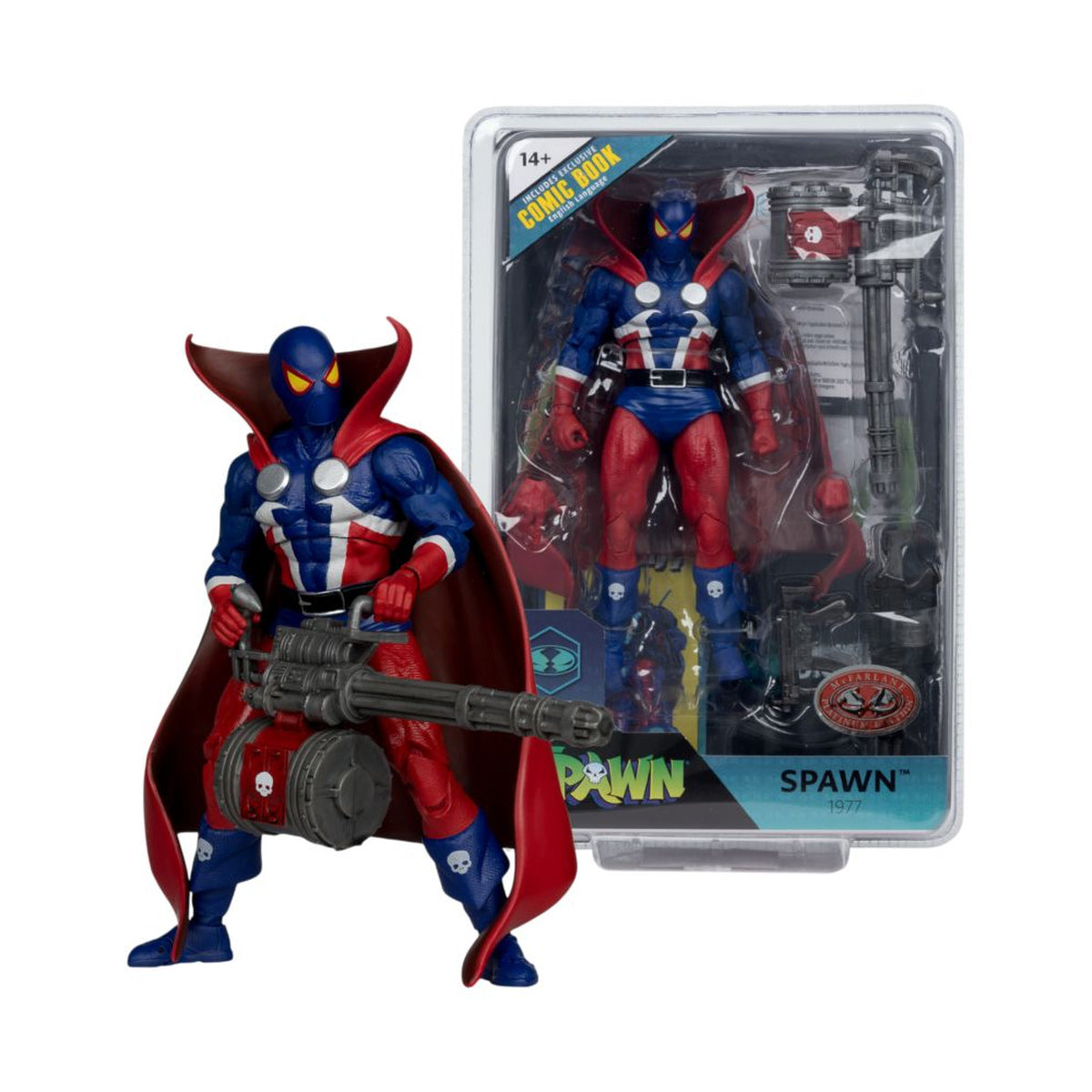 Spawn - 1977 Spawn 7" Action Figure with Comic