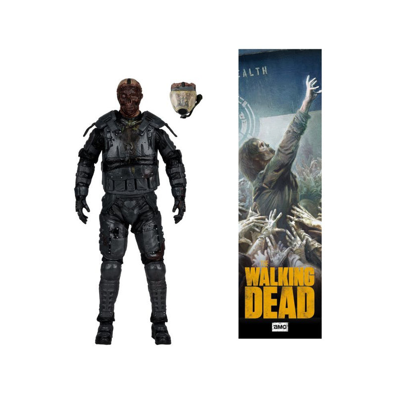 Walking Dead Gas Mask Zombie (Season 4) 5" Action Figure