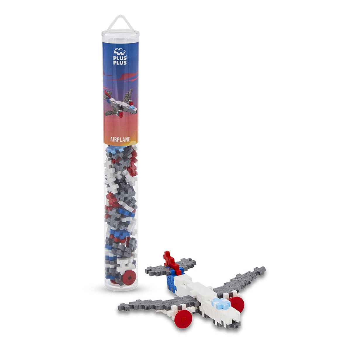 Plus-Plus Airplane Building Blocks Tube 100pcs
