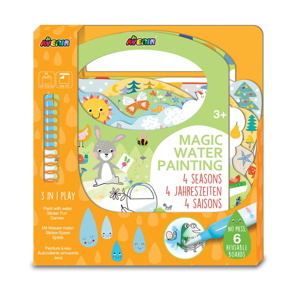 Avenir Magical Water Painting Book