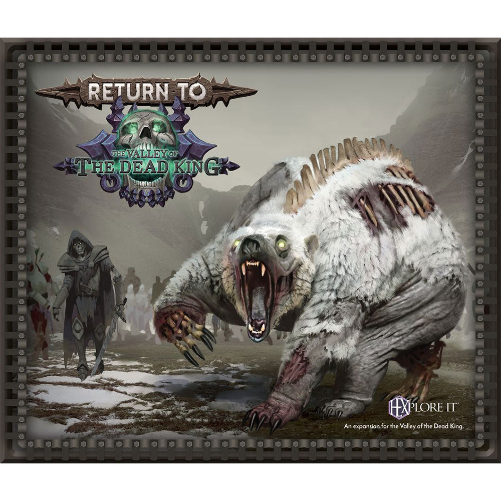 HEXplore It Return to the Valley of the Dead King Board Game