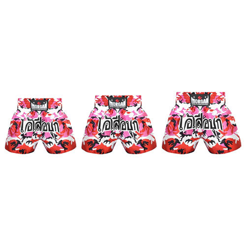 Morgan Muay Thai Pink Diabla Camo Shorts