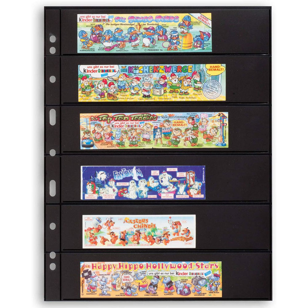 leuchtturmグランデプラスチックポケットシート5pk(黒)