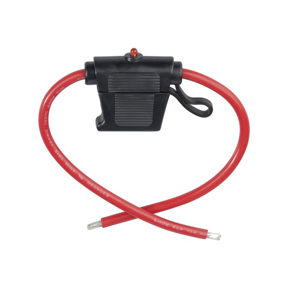 Wasserbeständiger Inline-Flachsicherungshalter 30A 32VDC