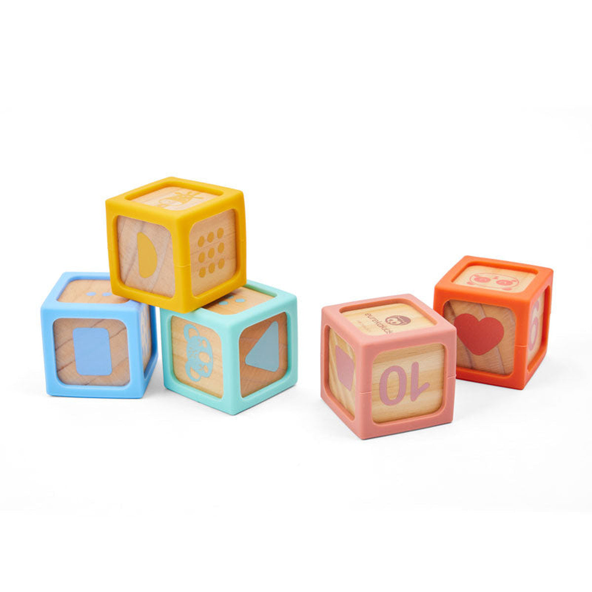 Eurekakids Wild Cubes 10pcs Toy
