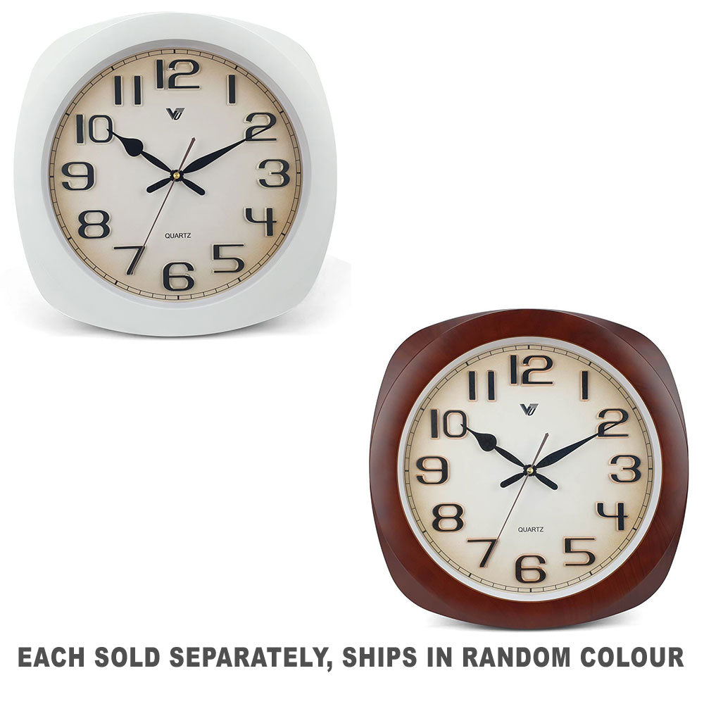 Elegante quadratische 3D-Zahlenwanduhr