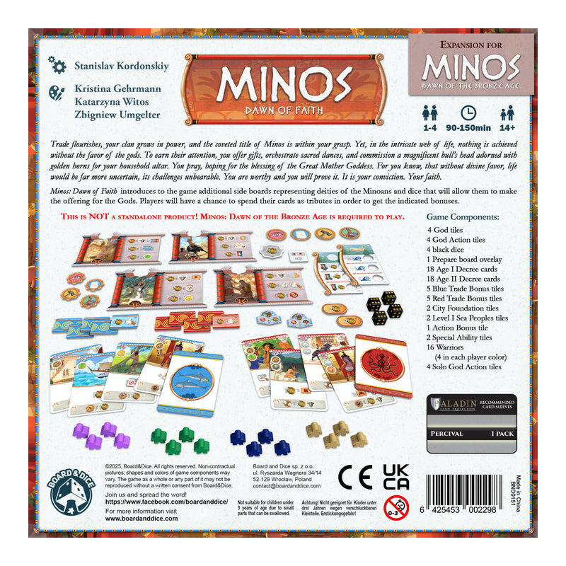 Minos Dawn of Faith Expansion