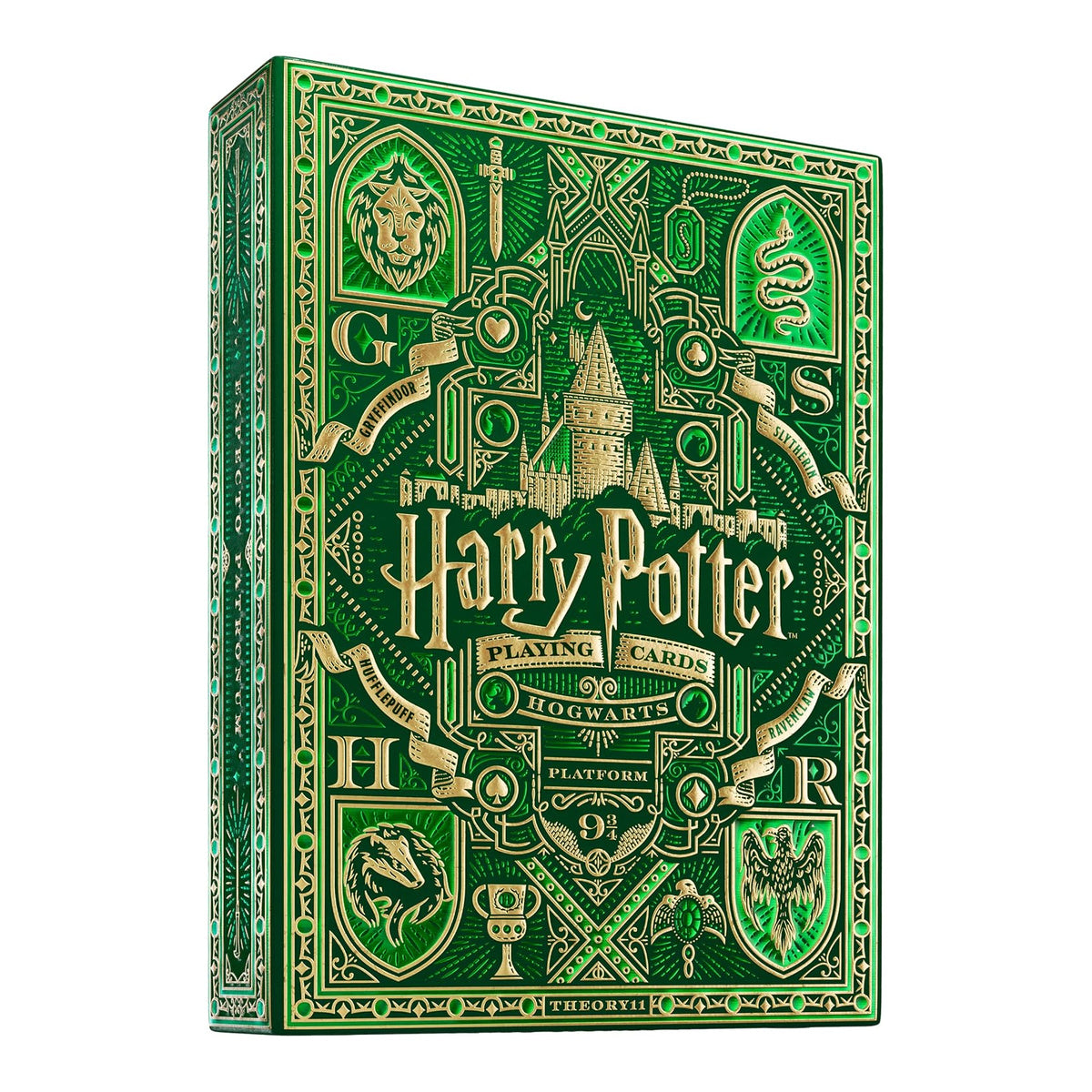 theory11 Harry Potter Green Playing Cards