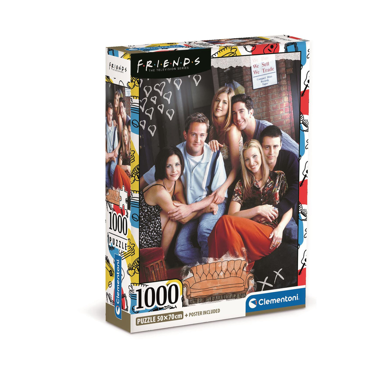 Clementoni Puzzle Friends Poster Included 1000pcs