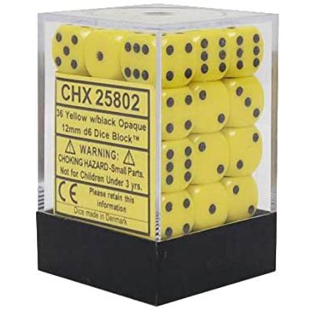 D6ダイス不透明12mm(36個のサイコロ)
