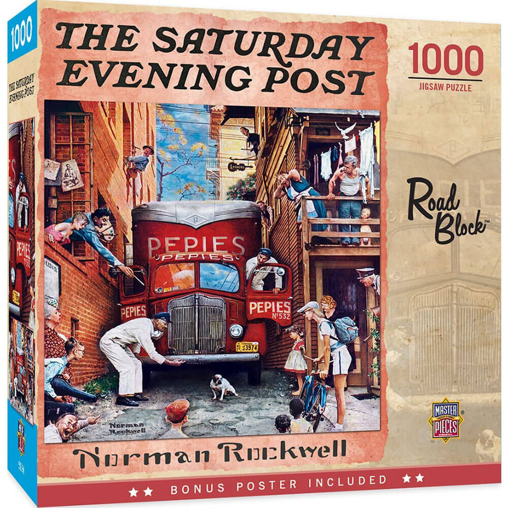 1000-teiliges Puzzle „Saturday Evening Post“.