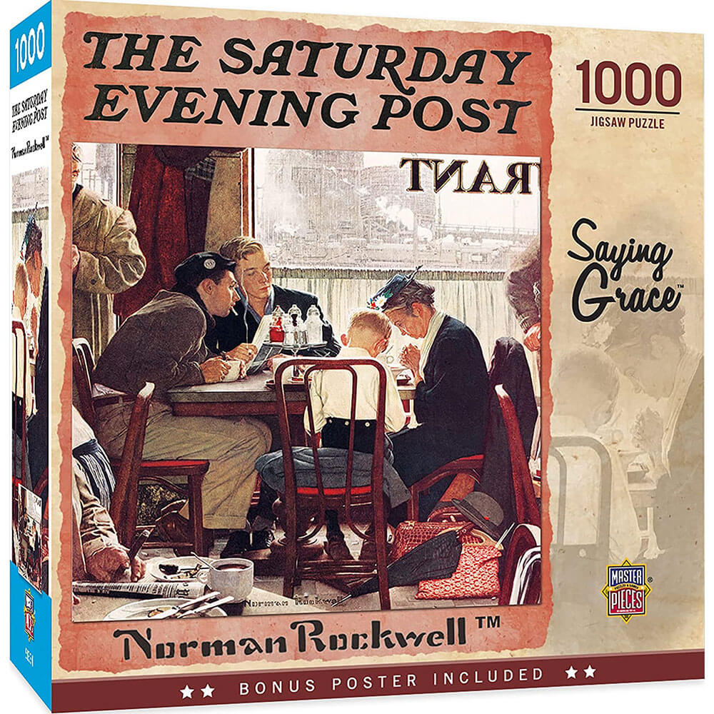 1000-teiliges Puzzle „Saturday Evening Post“.