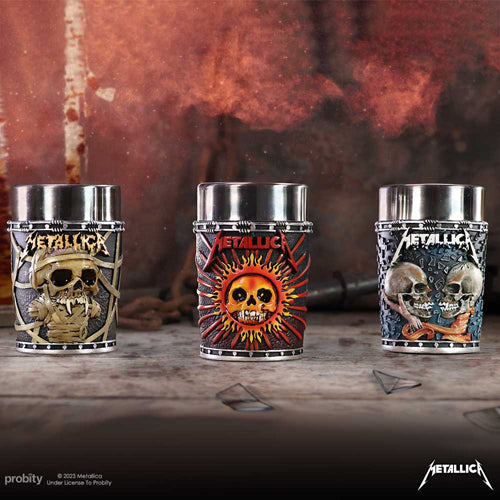 Metallica Pushead Art Collectible Shot Glass Set