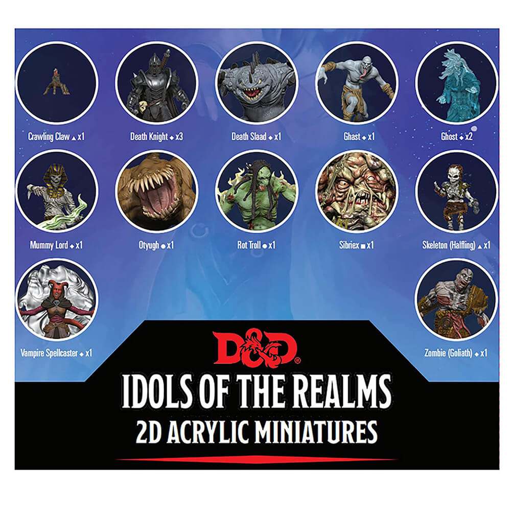 D&D Idols of the Realms Boneyard 2D-Set
