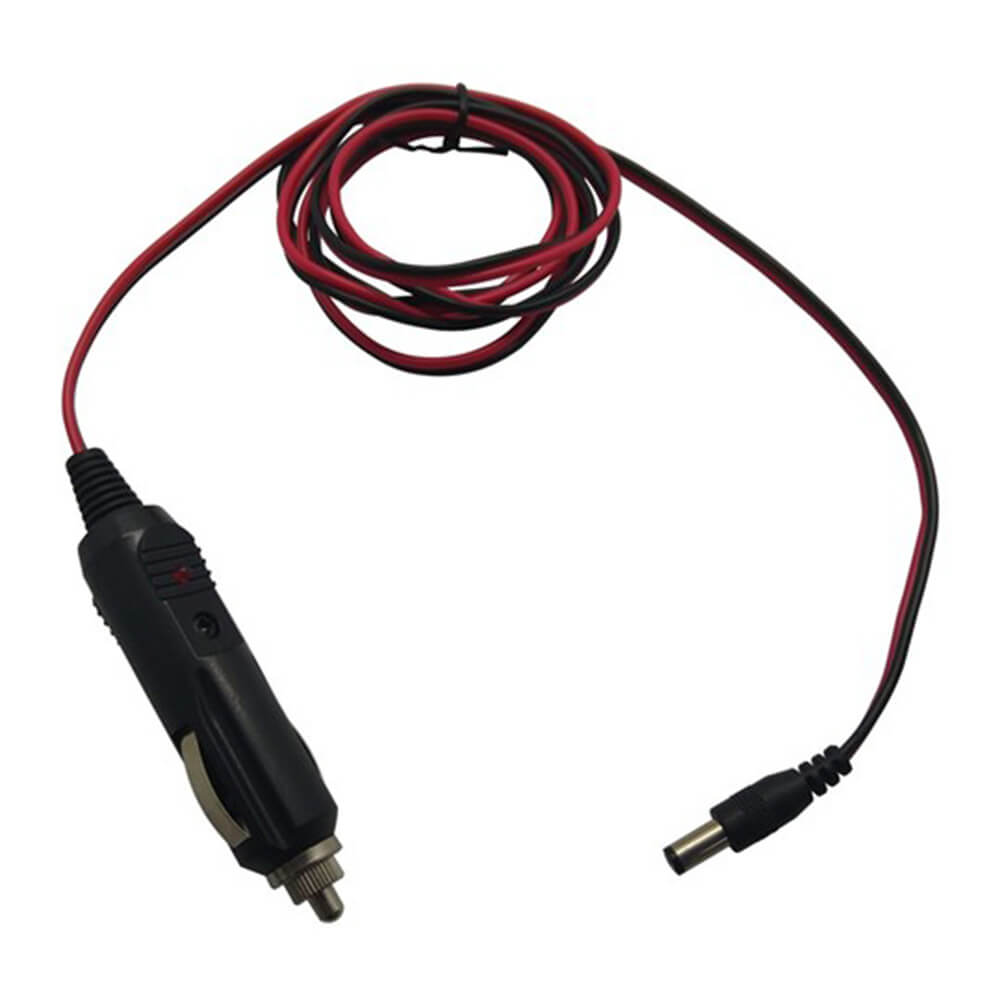 Abgesicherter Zigarettenanzünderstecker auf Gleichstromstecker