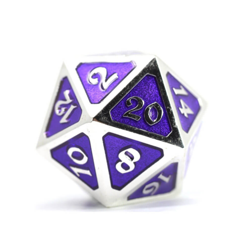 D20ダイスメタルミシカプラチナ(シングル)