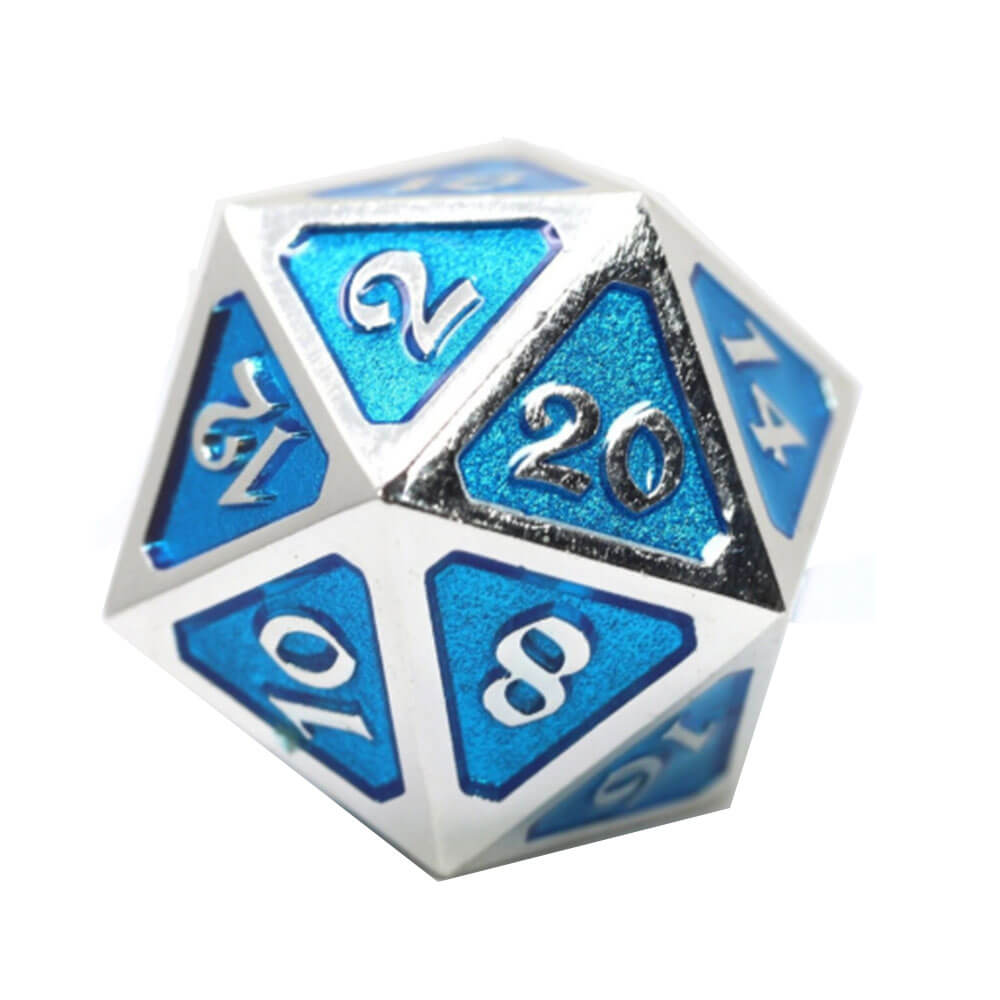 D20ダイスメタルミシカプラチナ(シングル)