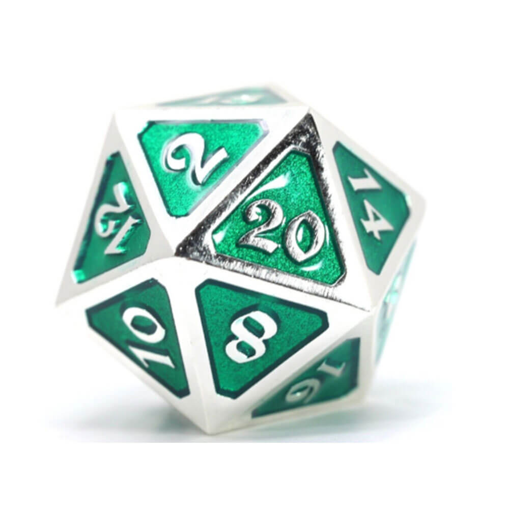 D20ダイスメタルミシカプラチナ(シングル)