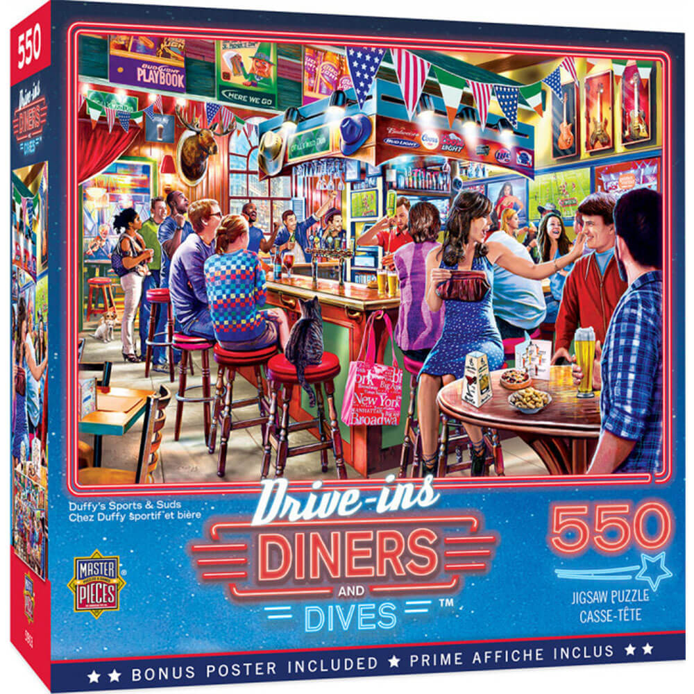 Drive-Ins Diners & Dives 550-teiliges Puzzle