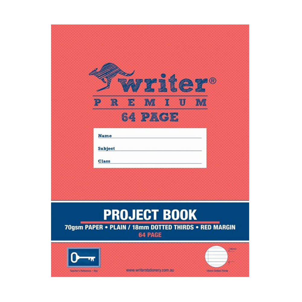 Writer Premium Plain & Dotted Projektbuch (64 Seiten)