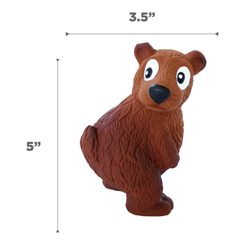 Outward Hound Tootiez Rubber Grunter Bear Toy (Small)
