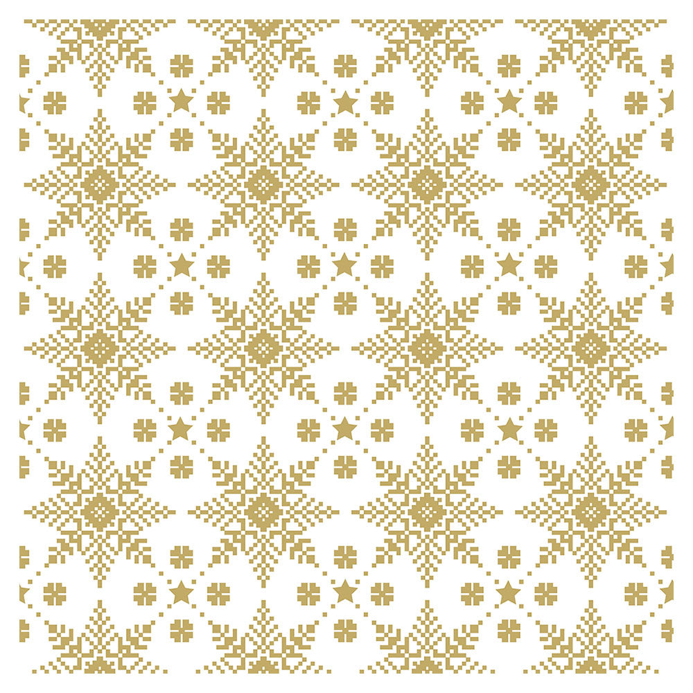 Paper+Design Luncheon-Servietten mit Schneeaufdruck