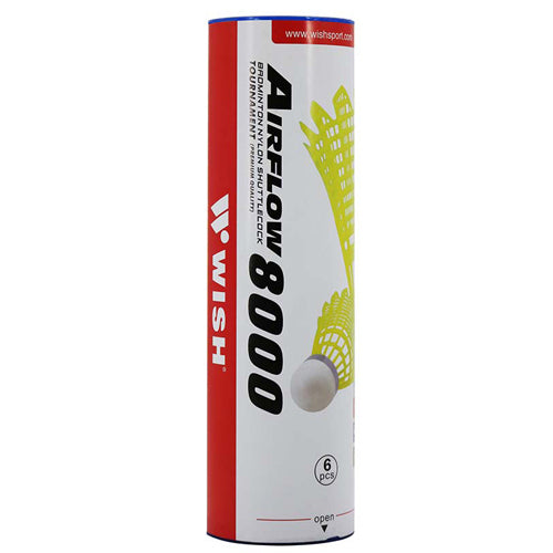 Wish Medium Speed Nylon Shuttlecock (Yellow)