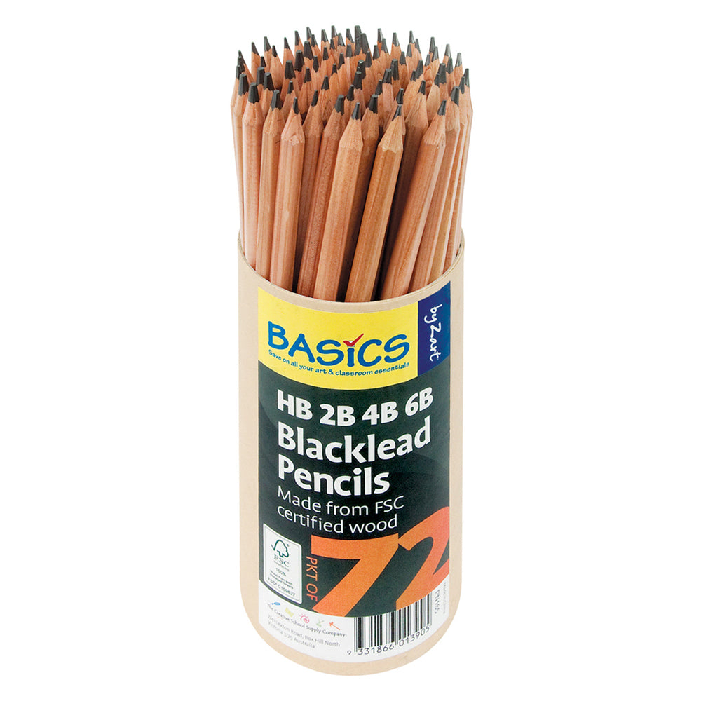 Pencils Blacklead Pencils Grades 72pcs