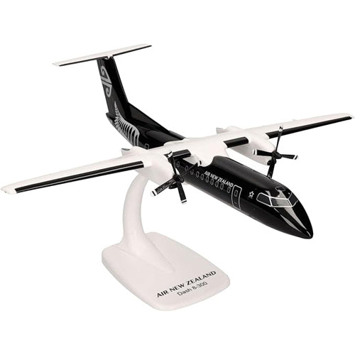 Air New Zealand DHC-8-300 All Black Livery ZK-NEM 1/100 Snap Fit Model