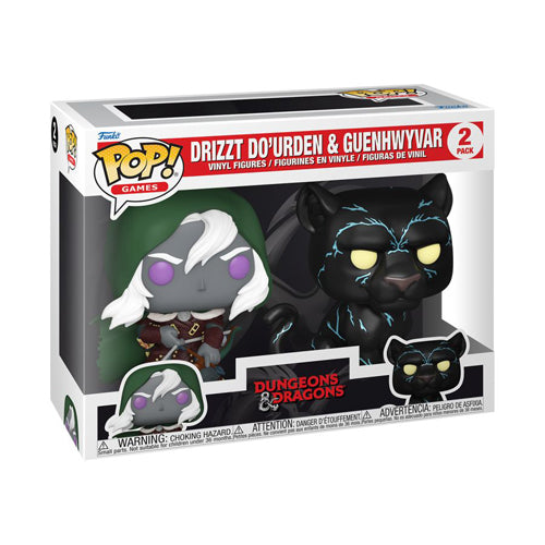 Dungeons & Dragons Drizzt Do'Urden & Guenhwyvar Pop! Vinyl 2pk