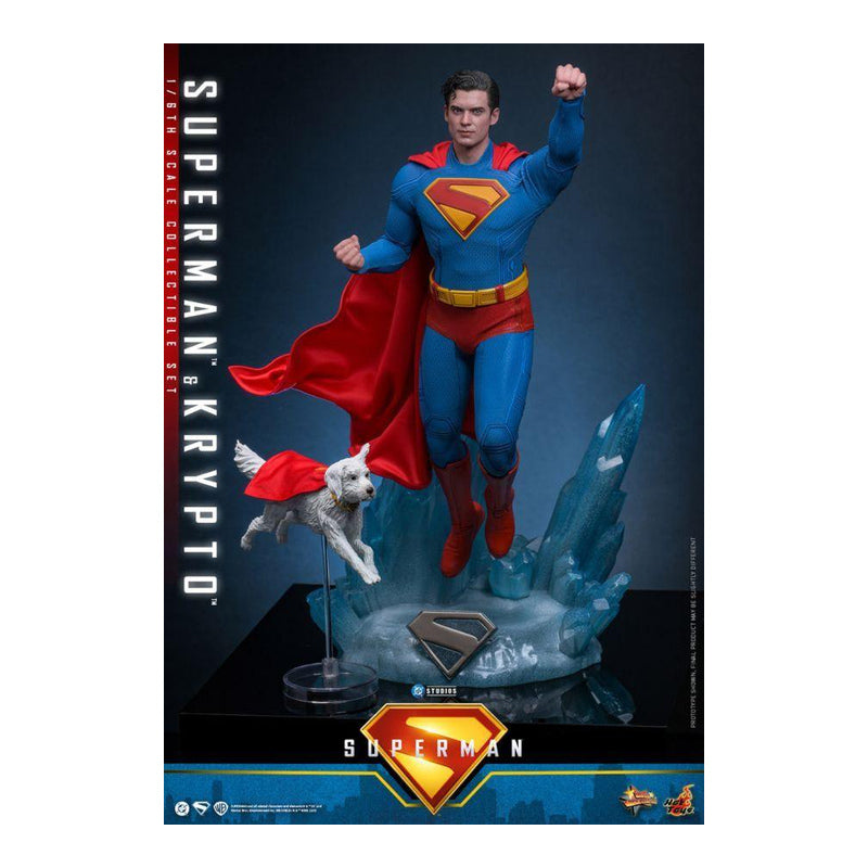 Superman (2025) & Krypto 1:6 Scale Collectable Action Figure Set
