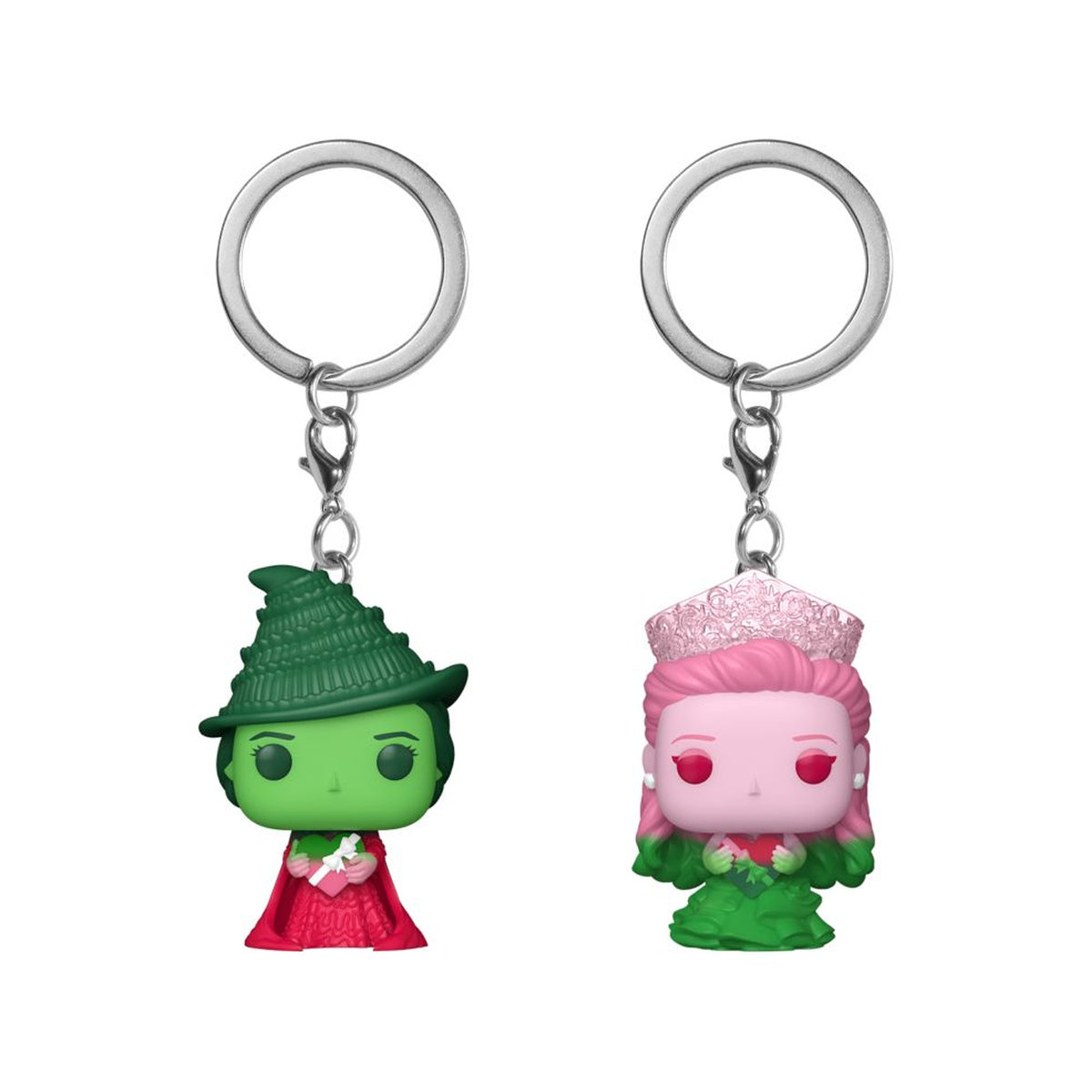 Wicked (2024) Glina & Elphaba (Ombre) Pop! Keychain 2-Pack
