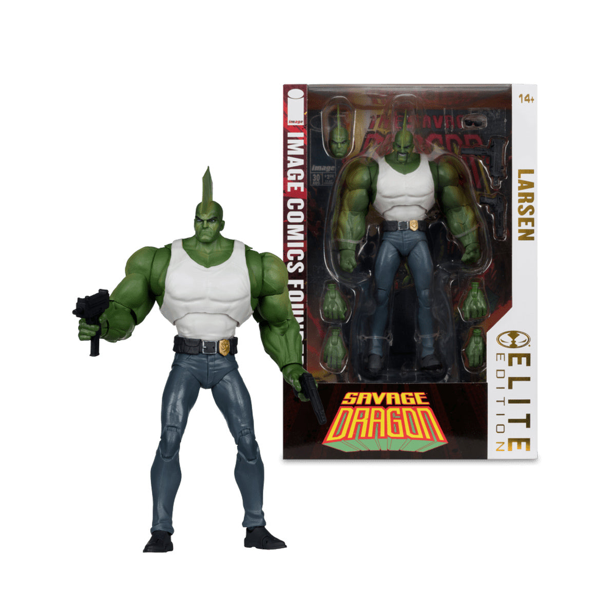 Savage Dragon The Dragon 7" Elite Edition Figure
