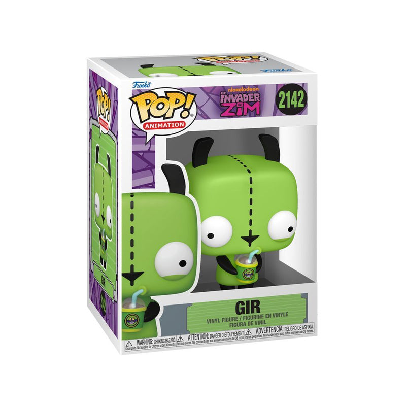 Invader Zim GIR (with Drink) Pop! Vinyl