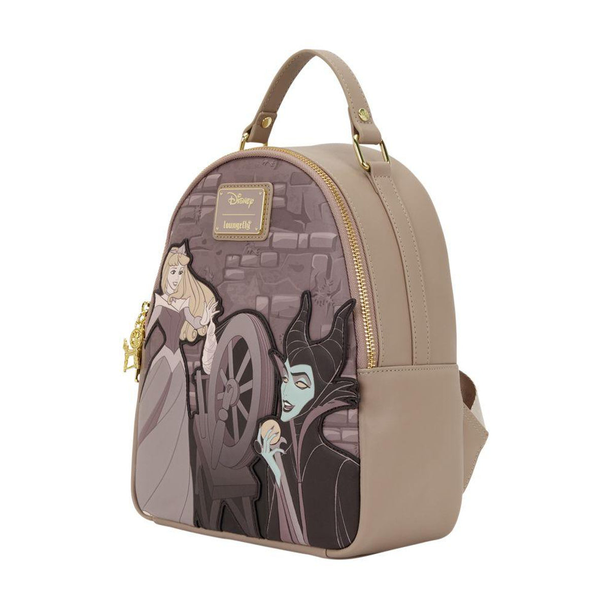 Sleeping Beauty Spinning Wheel Mini Backpack