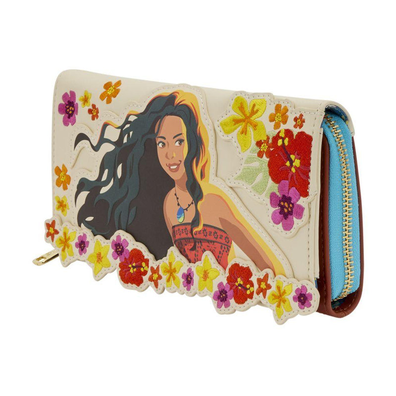 Moana Live Action Zip Around Wallet