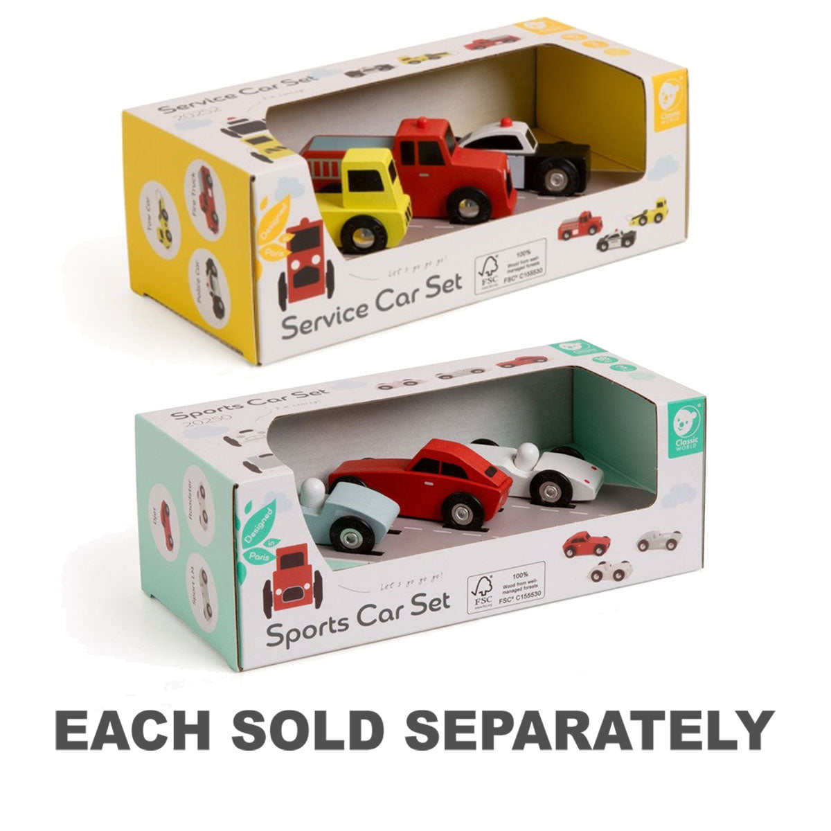 Classic World Car Set