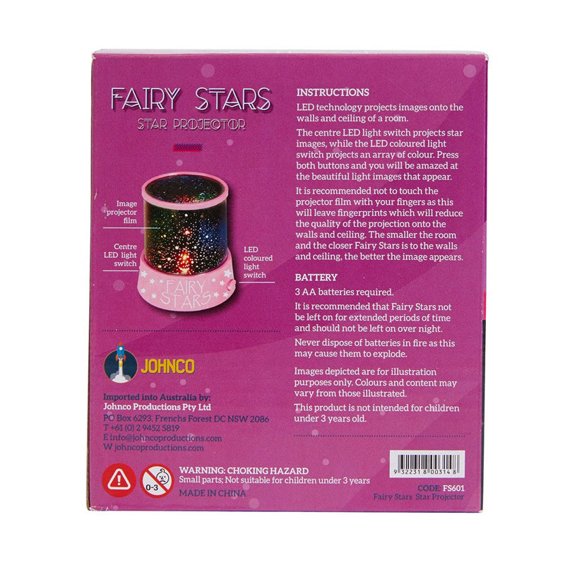 Johnco Fairy Stars Projector