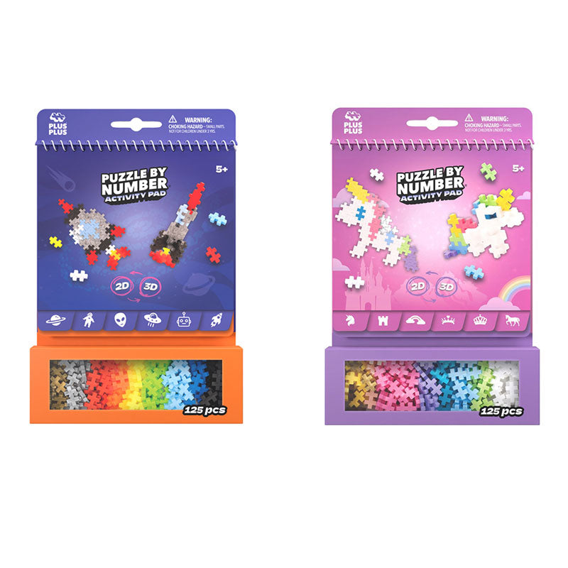 Plus-Plus Activity Pad Puzzle by Number